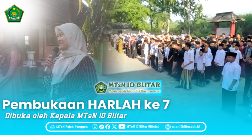 MTsN 10 Blitar Gelar Pembukaan Harlah dengan Meriah