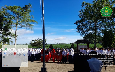 Apel Pagi bersama Kepala Madrasah yang baru