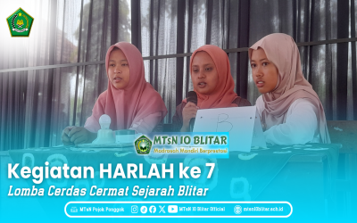 MTsN 10 Blitar Gelar Lomba Cerdas Cermat Sejarah Blitar dalam Rangka Harlah ke-7