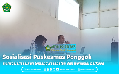 MTsN 10 Blitar Ikuti Sosialisasi Kesehatan Remaja dan Bahaya Narkoba